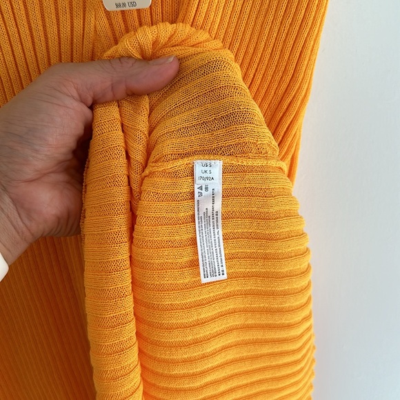 NWT Free People FP Beach Yellow Nola Sweater Romper - Picture 8 of 9